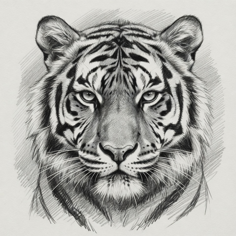 Tiger face construction stage