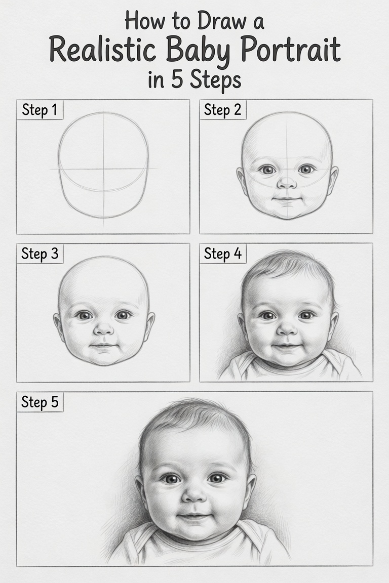 Realistic pencil sketch artwork